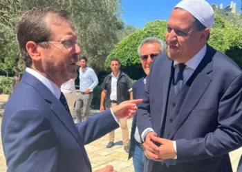 Hassen Chalghoumi et 40 jeunes ambassadeurs de la paix musulmans en visite en Israël